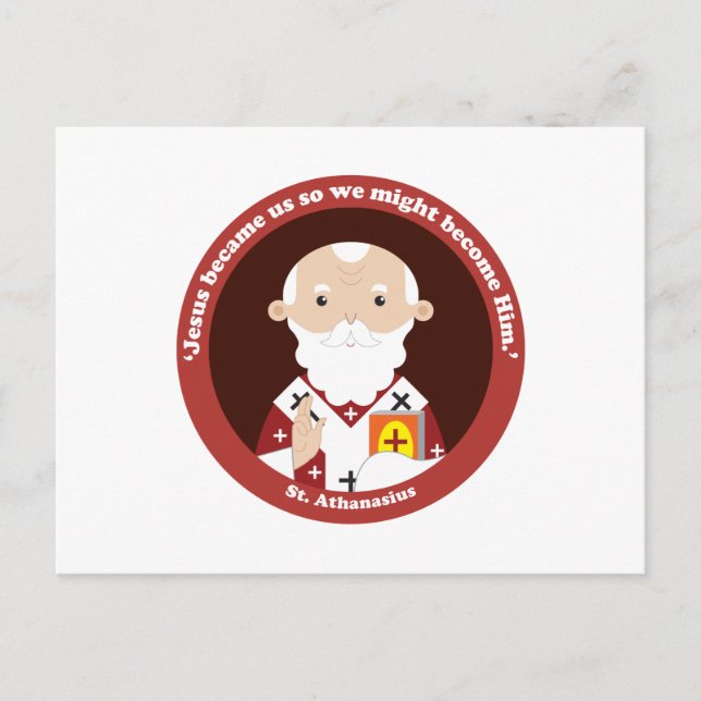 Postal St. Athanasius (Anverso)