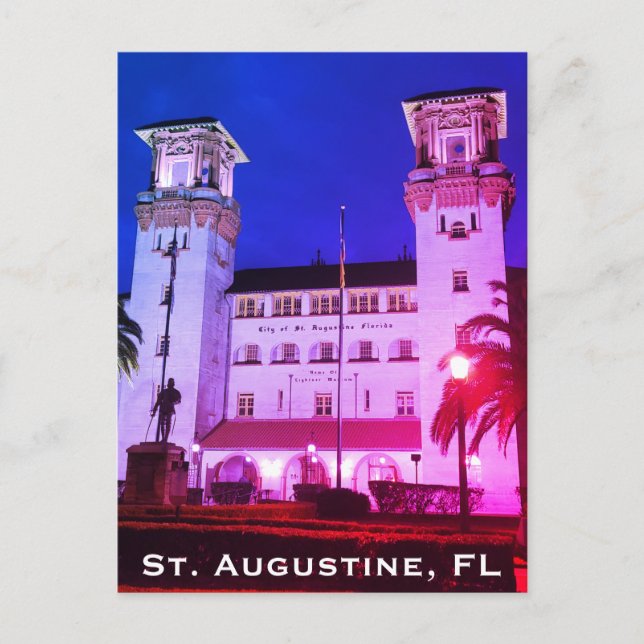 Postal St. Augustine, FL - Hotel Alcazar (Anverso)