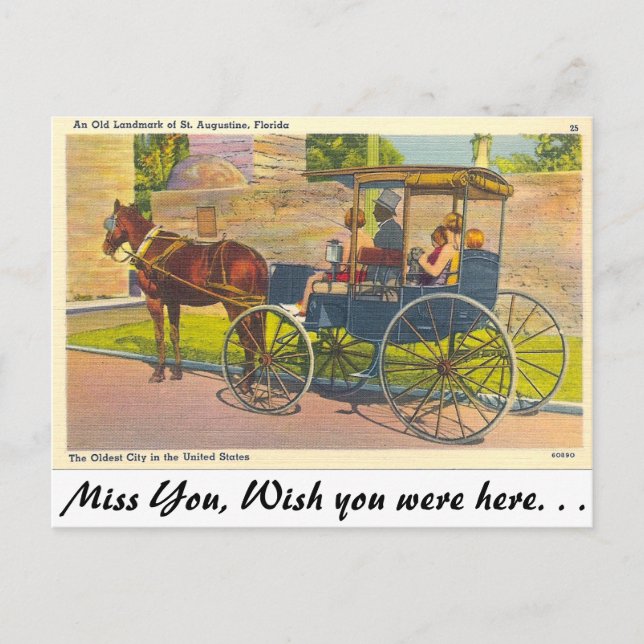 Postal St. Augustine, Florida (Anverso)