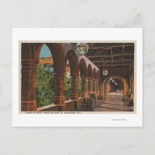 Postal St. Augustine, Florida - Vista del Hotel Ponce de