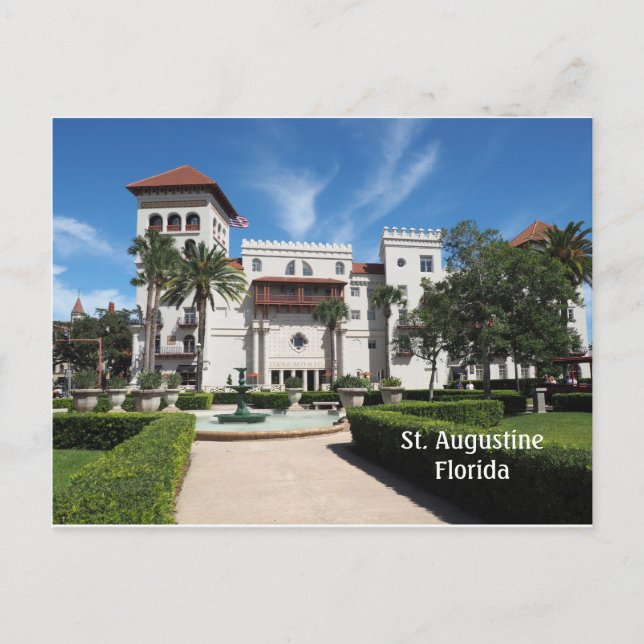 Postal St Augustine la Florida (Anverso)