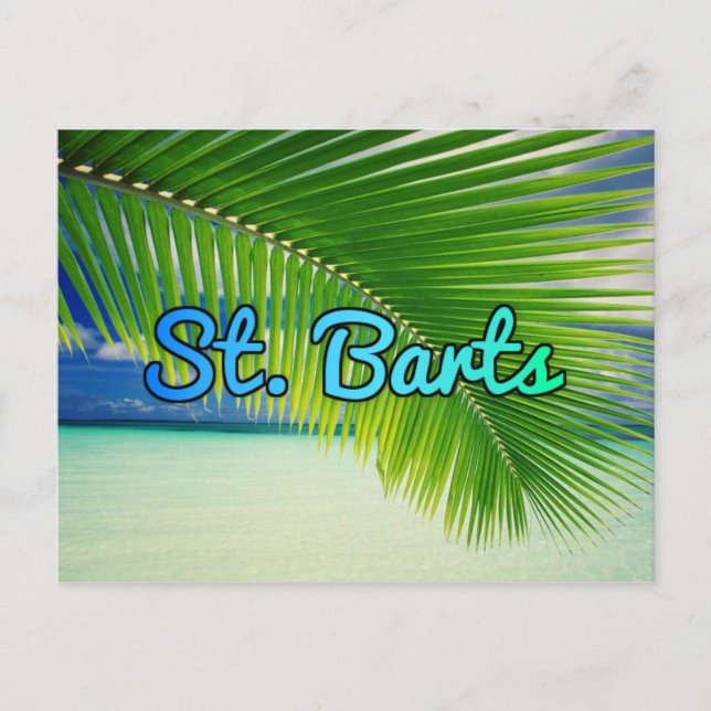 Postal St. Barts (Anverso)
