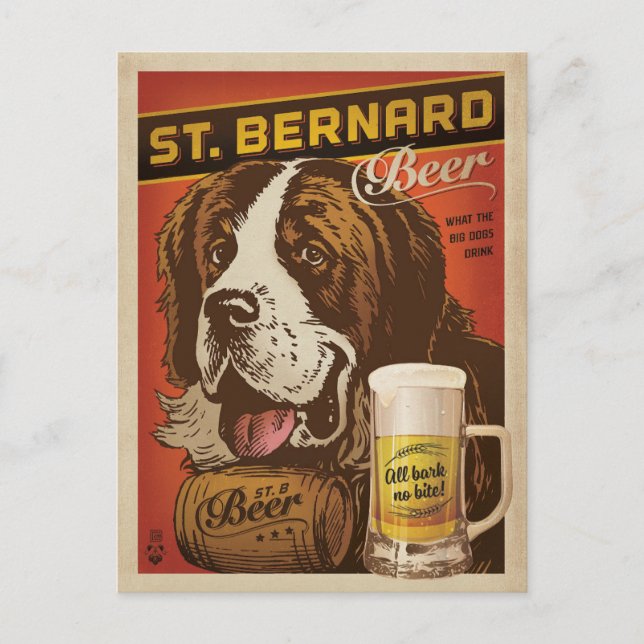 Postal St. Bernard Beer (Anverso)