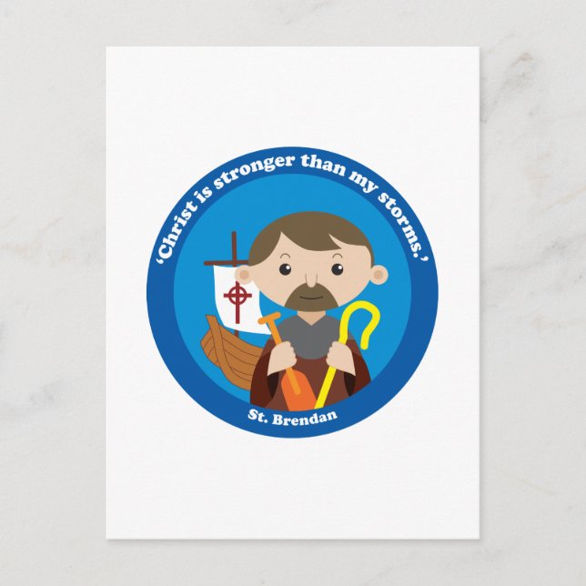Postal St. Brendan (Anverso)