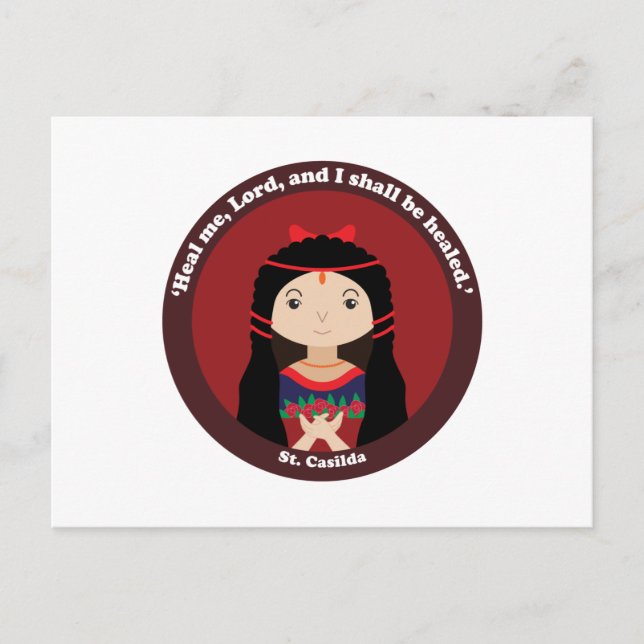 Postal St. Casilda (Anverso)