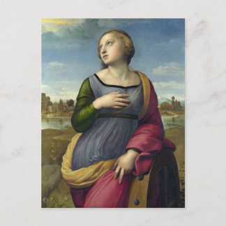 Postal St. Catherine of Alexandria by Raphael