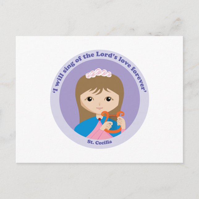 Postal St. Cecilia (Anverso)