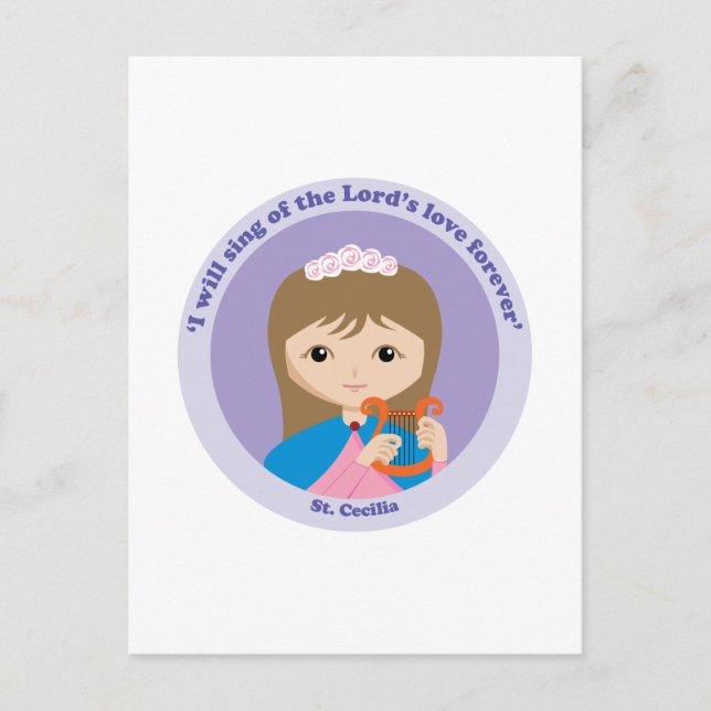 Postal St. Cecilia (Anverso)