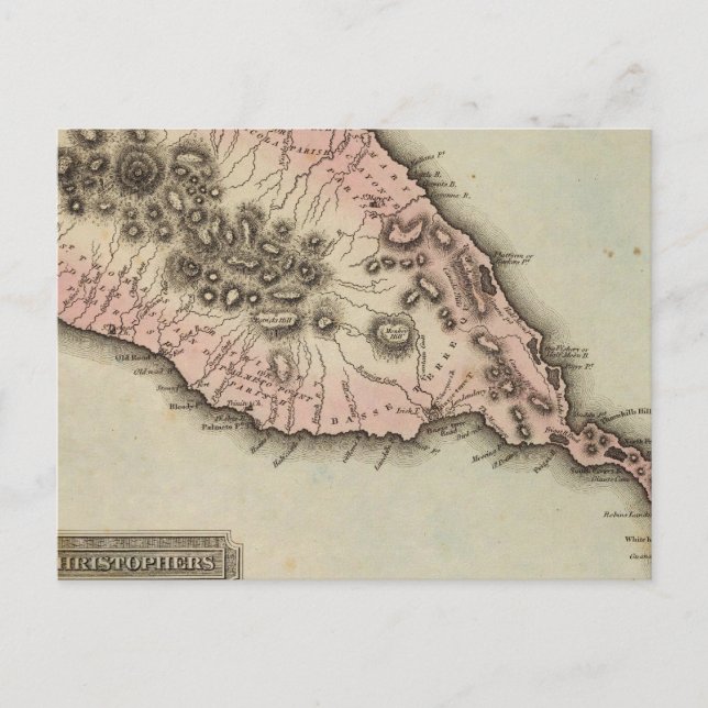 Postal St Christophers (Anverso)