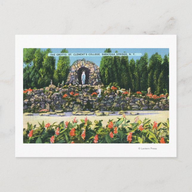 Postal St. Clement's College Grotto (Anverso)
