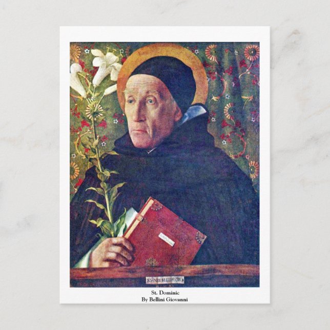 Postal St. Dominic Por Bellini Giovanni (Anverso)