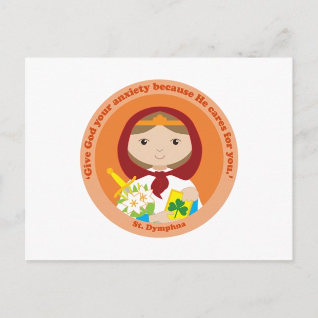 Postal St. Dymphna (Anverso)
