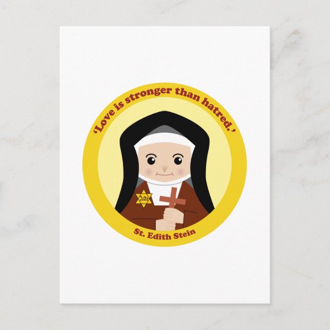 Postal St. Edith Stein (Anverso)