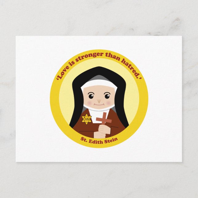 Postal St. Edith Stein (Anverso)