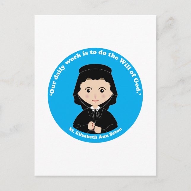 Postal St. Elizabeth Ann Seton (Anverso)