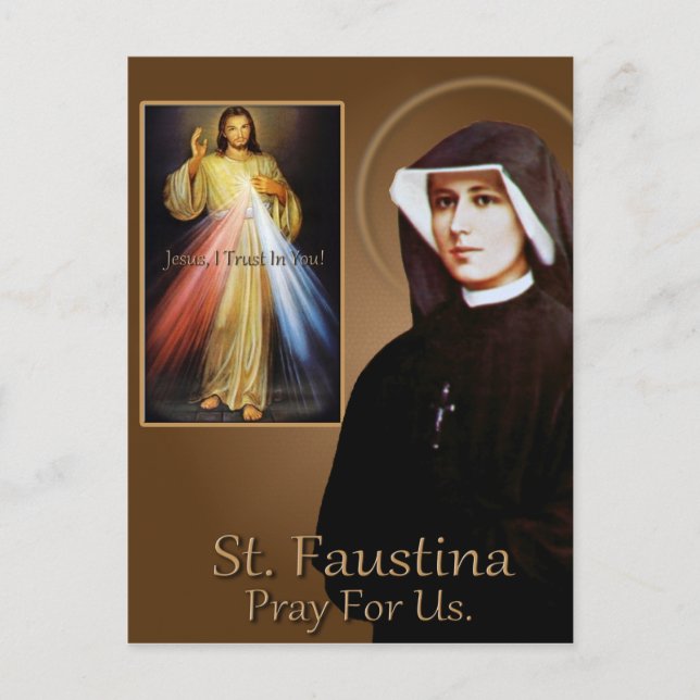 POSTAL ST FAUSTINA (Anverso)