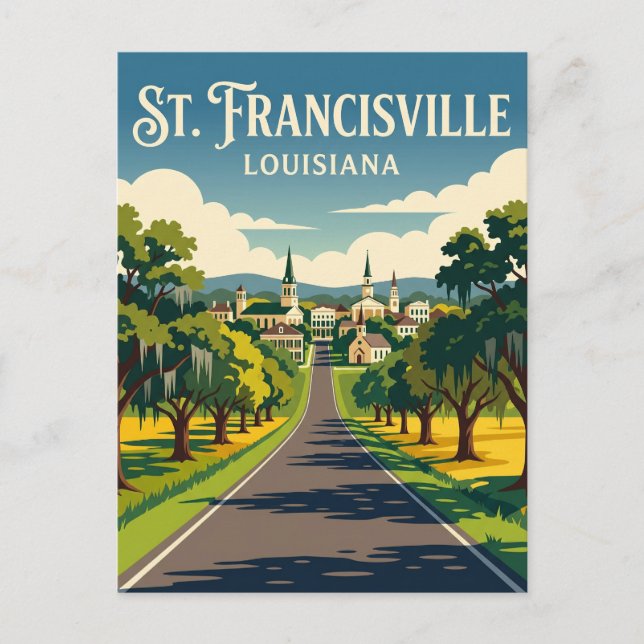 Postal St. Francisville EE. UU. (Anverso)