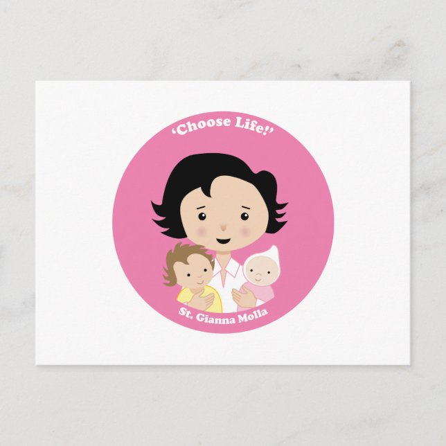 Postal St. Gianna Molla (Anverso)