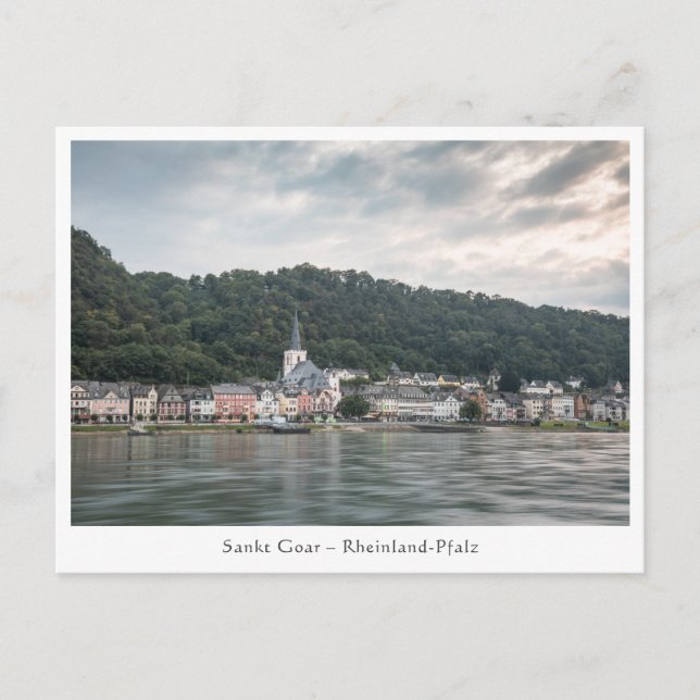 Postal St. Goar am Rhein (Anverso)