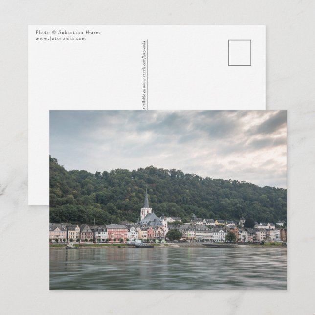 Postal St. Goar Rhein Alemania (Anverso / Reverso)