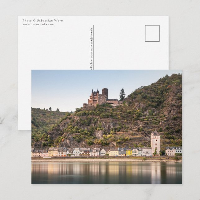 Postal St. Goarshausen Burg Katz (Anverso / Reverso)