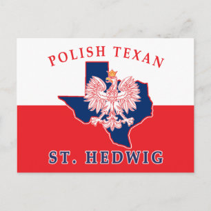 Postal St. Hedwig Texan de Polonia