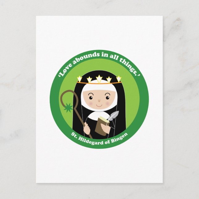 Postal St. Hildegard (Anverso)