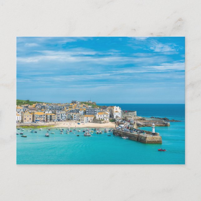 Postal St. Ives Cornwall England, Reino Unido de Europa (Anverso)