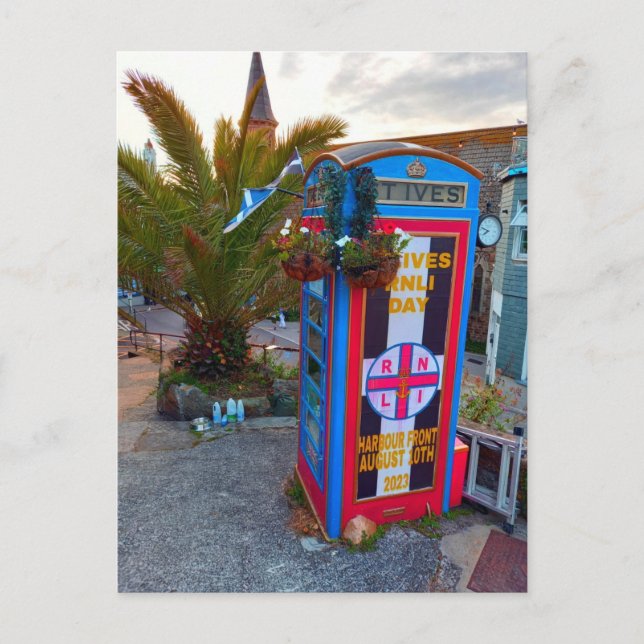 Postal St. Ives - Telephone Box - Cornwall (Anverso)