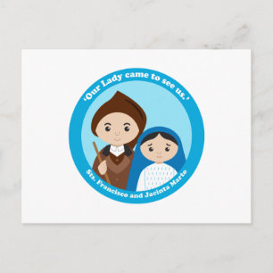 Postal St. Jacinta y St. Francisco Marto