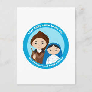 Postal St. Jacinta y St. Francisco Marto