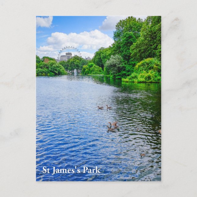 Postal St James's Park Londres Reino Unido (Anverso)