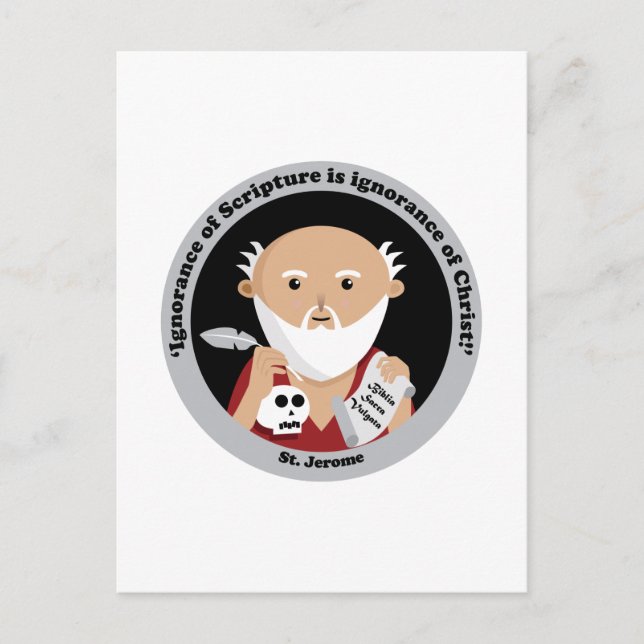 Postal St. Jerome (Anverso)