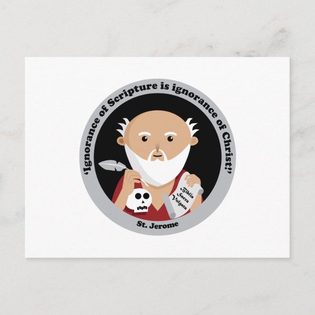 Postal St. Jerome (Anverso)