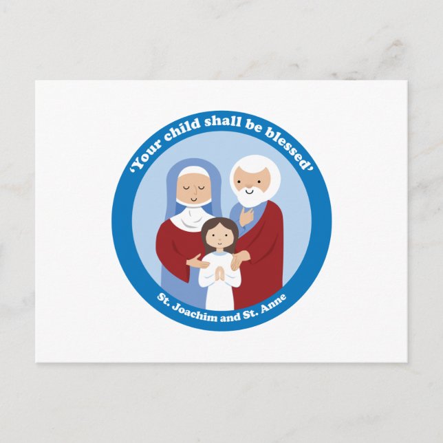 Postal St. Joachim y Santa Ana (Anverso)