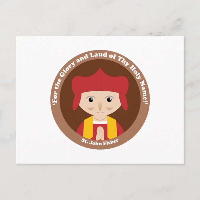 Postal St. John Fisher (Anverso)