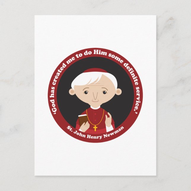 Postal St. John Henry Newman (Anverso)