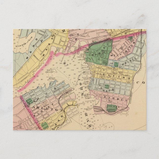 Postal St John, Portland, NB (Anverso)