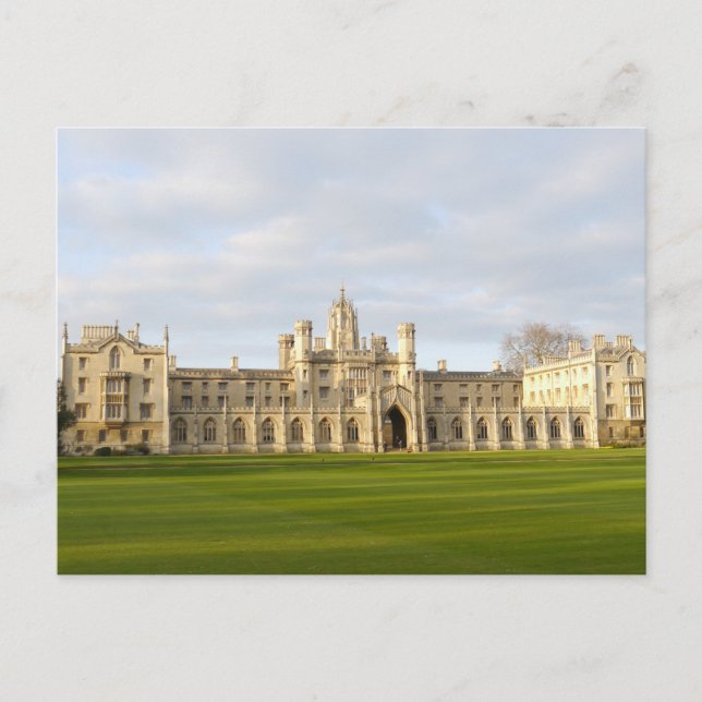 Postal St John's College, Cambridge, Inglaterra (Anverso)