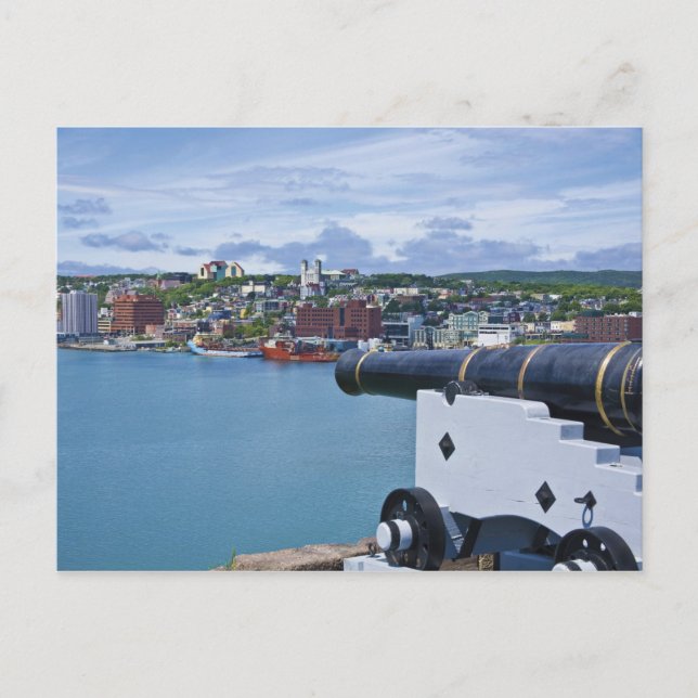 Postal St. John's, Terranova, Canadá, el paseo marítimo (Anverso)