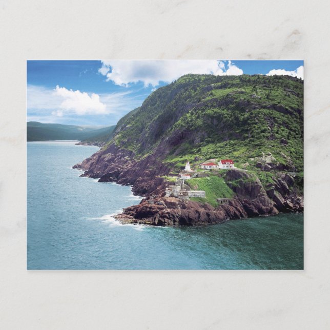 Postal St. John's, Terranova, Canadá, fuerte histórico (Anverso)