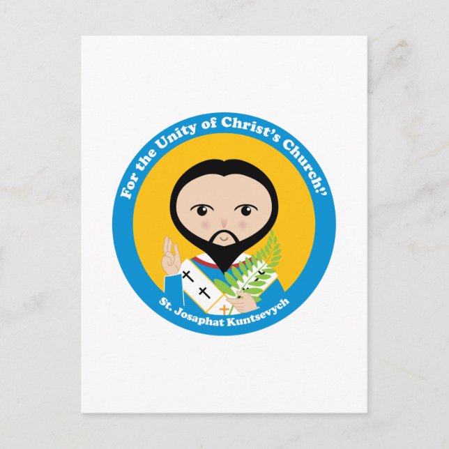 Postal St. Josaphat Kuntsevych (Anverso)