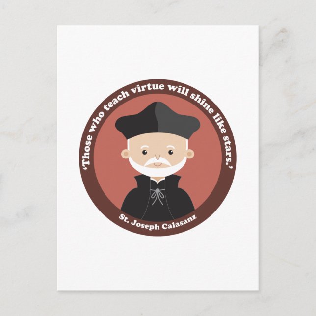 Postal St. Joseph Calasanz (Anverso)