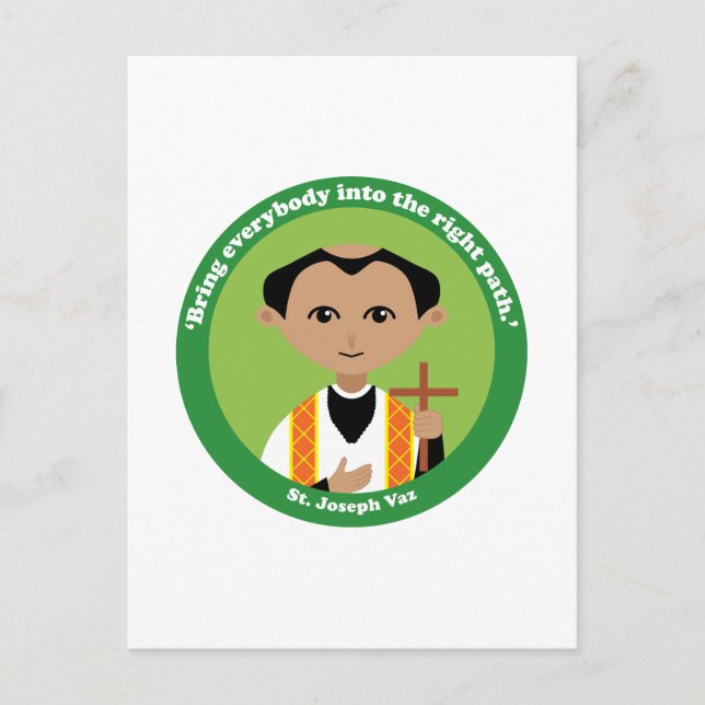 Postal St. Joseph Vaz (Anverso)
