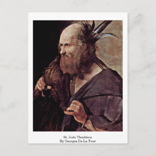 Postal St. Jude Thaddeus Por Georges De La Tour