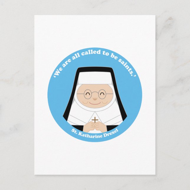 Postal St. Katharine Drexel (Anverso)