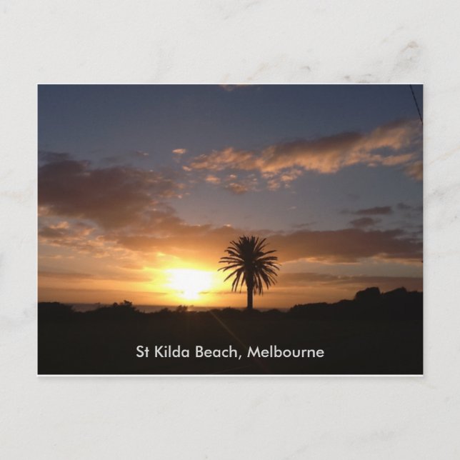 Postal St Kilda Beach Melbourne (Anverso)