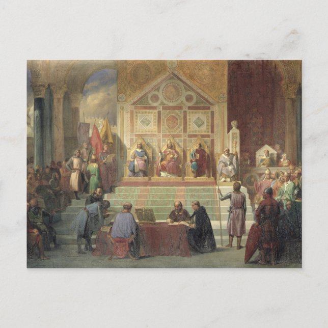 Postal St. Louis King of France (Anverso)