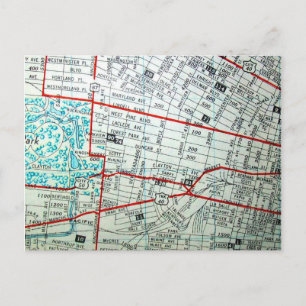 Postal St Louis, Mapa de la vieja escuela MO