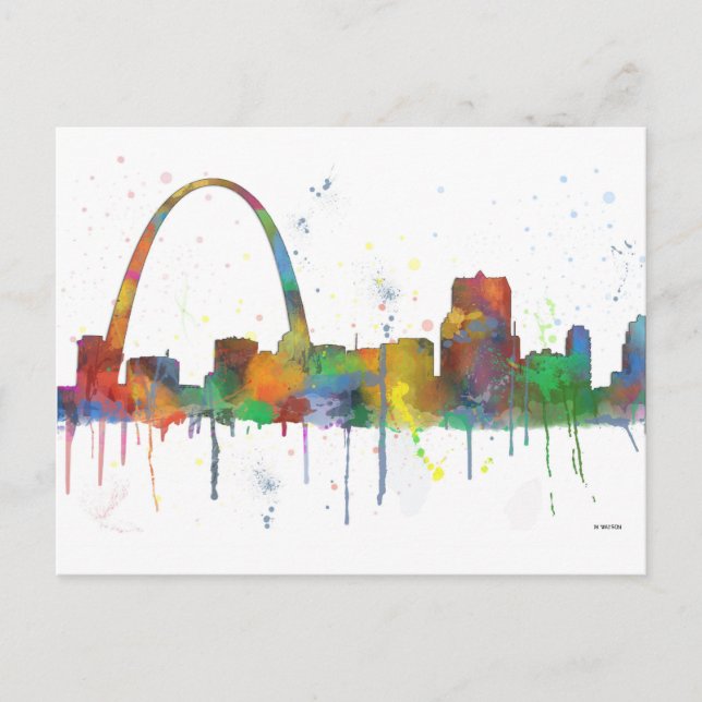 POSTAL ST LOUIS, MISSOURI SKYLINE (Anverso)